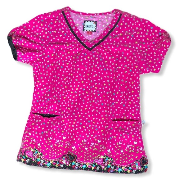 Scrub Top Bundle Mary Engelbreit & Owls Small - Picture 3 of 10